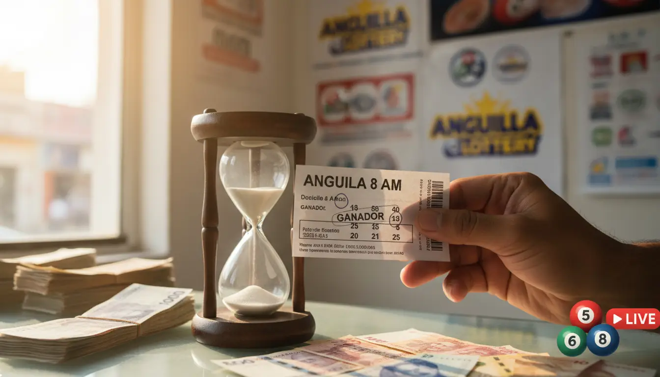 Plazos y Reglas para Cobrar premio en Anguila 8AM